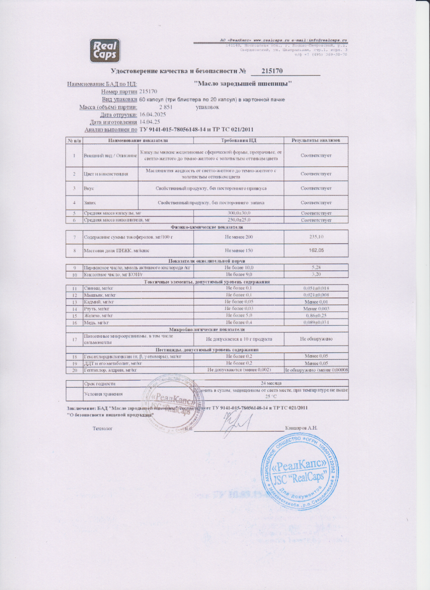 Паспорт №042025